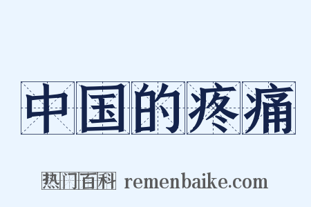 中国的疼痛是什么意思的图片
